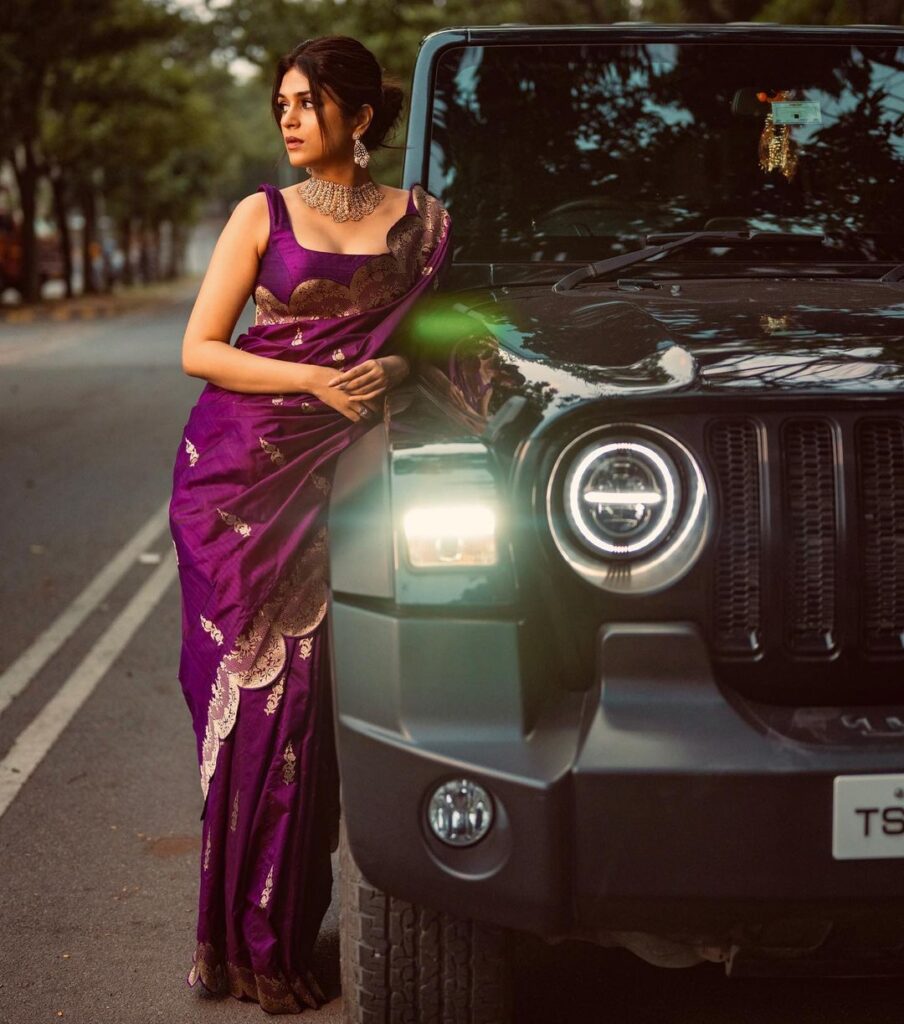 Shraddha Das exudes elegance and charm in her latest mesmerizing photoshoot.