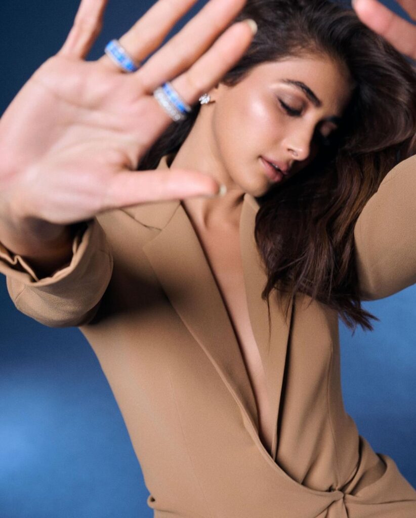 Pooja Hegde's photoshoot showcases her in a range of stylish and trendy ensembles