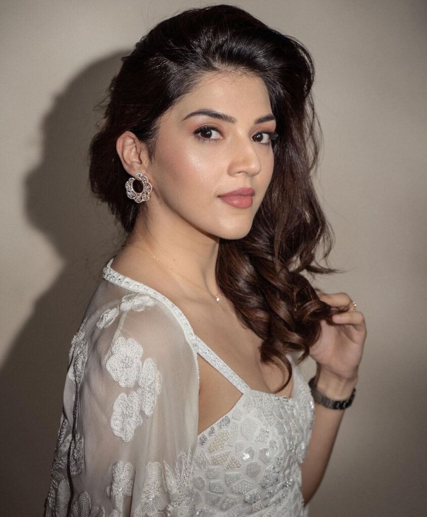Mehreen Pirzada exudes grace and glamour in an alluring white outfit