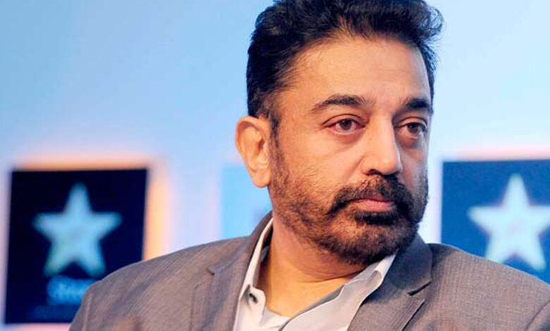 Kamal Haasan in a conference.