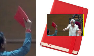 The dreaded Red Diary of Indian Electoral Politics being presented in Rajasthan Assembly.