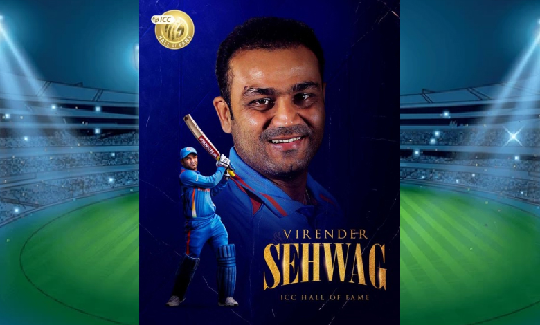 Sehwag in ICC hall of fame