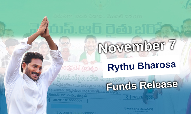 AP CM YS Jagan's YSR Rythu Bharosa scheme funds release.