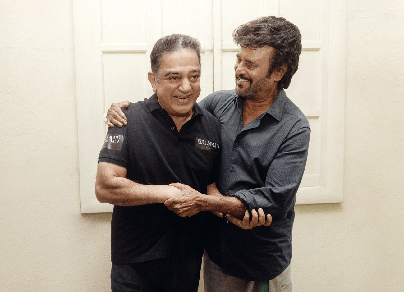 Kamal Haasan and Superstar Rajinikanth