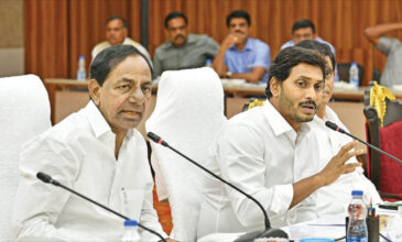 KCR and YS Jagan together in a press conference
