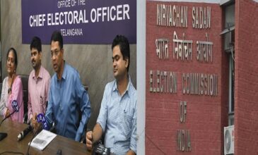 Election Commision of India officials for the Telangana elections 2023