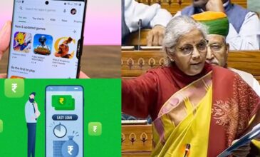 Nirmala Sitharaman and play store apps.