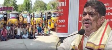 Auto Drivers In Trouble With Free Bus For Women, Meets Minister Prabhakar