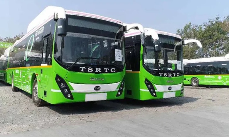 New buses in TSRTC.
