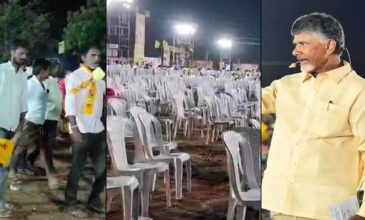 CBN looking at empty chairs in a meeting.