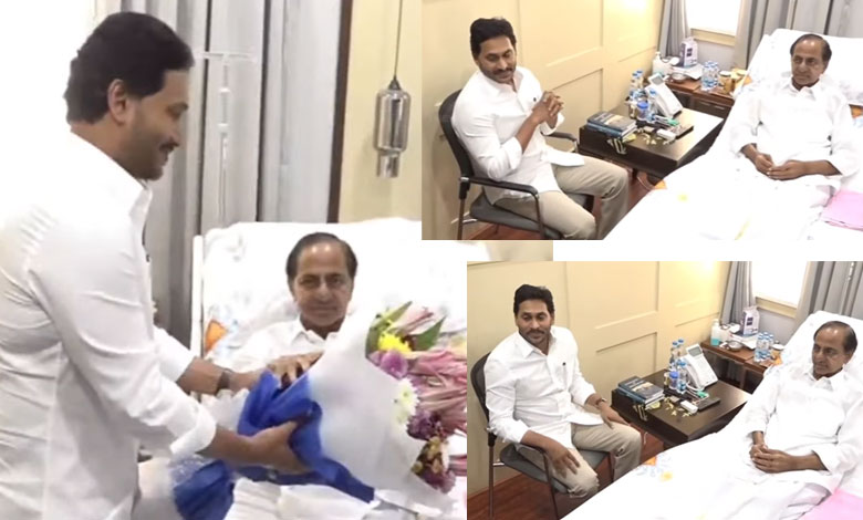 CM Jagan Visits KCR, Enquires on his Health