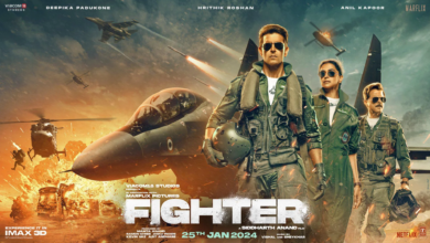 Fighter (2024) Hindi Movie Poster.