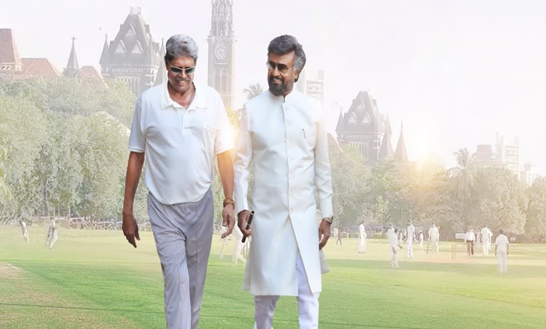 A Legendary Collaboration: Rajinikanth and Kapil Dev Shine in 'Lal Salaam' Poster