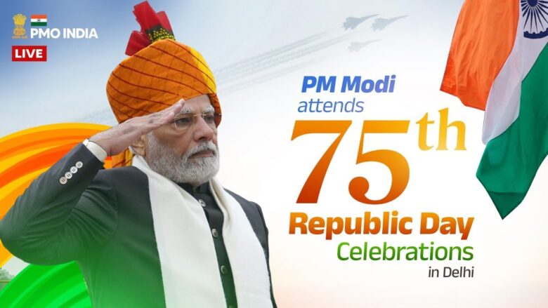 India's 75th Republic Day: PM Modi, Murmu, French President Macron Attend the Parade
