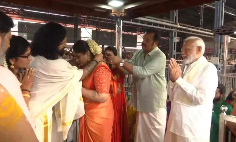 PM Modi's Visit to Guruvayur Sri Krishna Temple