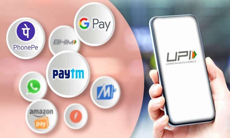 Various UPI payment apps in India.