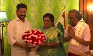 CM Revanth Extends New Year Wishes to Governor Tamilisai, Discuss Governance Reforms