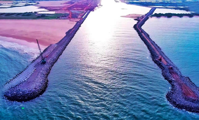 Juvvaladinne harbour in Andhra Pradesh