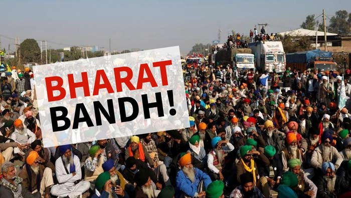Farmers' Unions Lead Nationwide 'Gramin Bharat Bandh'