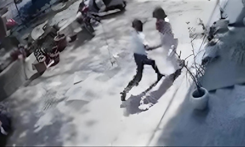 CCTV footage of Delhi stabbing March 24.
