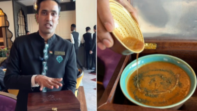 Dal Curry Extravaganza: Gold-Infused Delight Captures Social Media