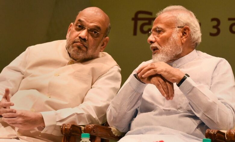 Amit Shah and Narendra Modi.